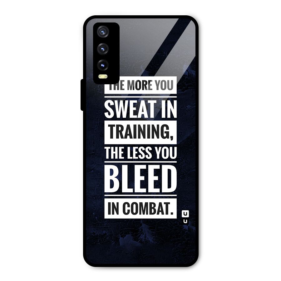 More You Sweat Less You Bleed Metal Back Case for Vivo Y20g