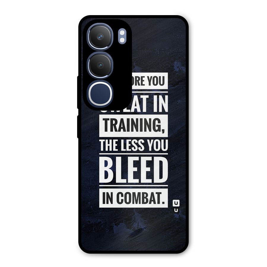 More You Sweat Less You Bleed Metal Back Case for Vivo Y29