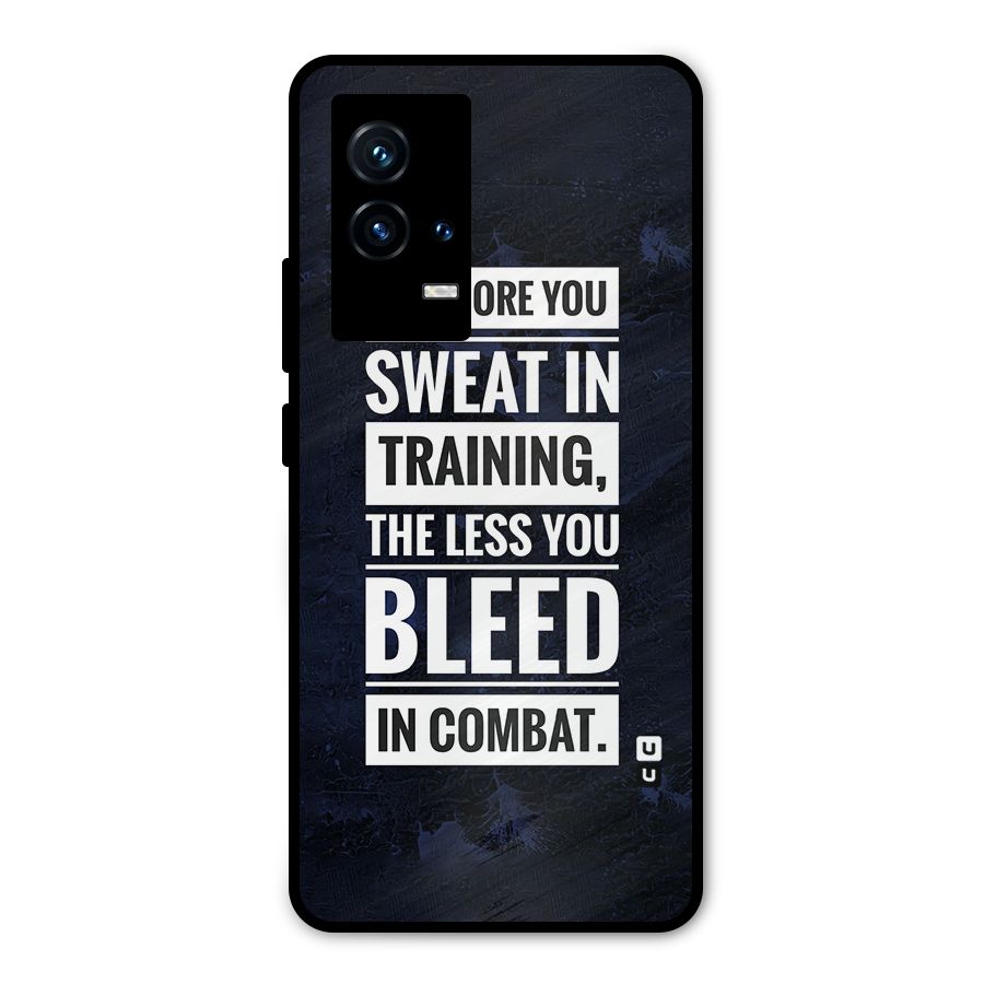 More You Sweat Less You Bleed Metal Back Case for iQOO 9 5G