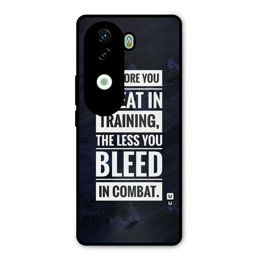 More You Sweat Less You Bleed Metal Back Case for iQOO Z9s