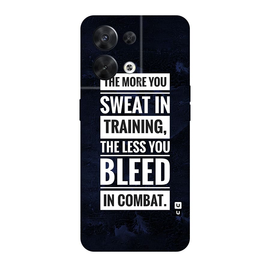 More You Sweat Less You Bleed Original Polycarbonate Back Case for Oppo Reno8 5G
