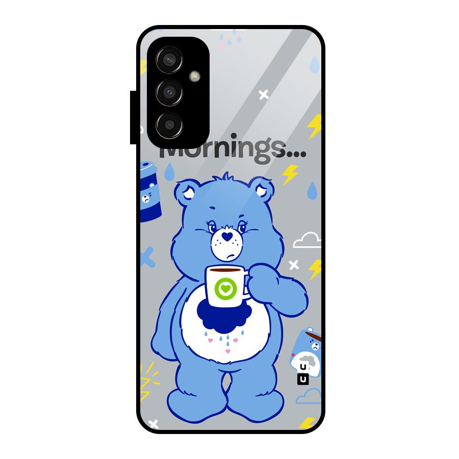 Morning Bear Glass Back Case for Galaxy F13
