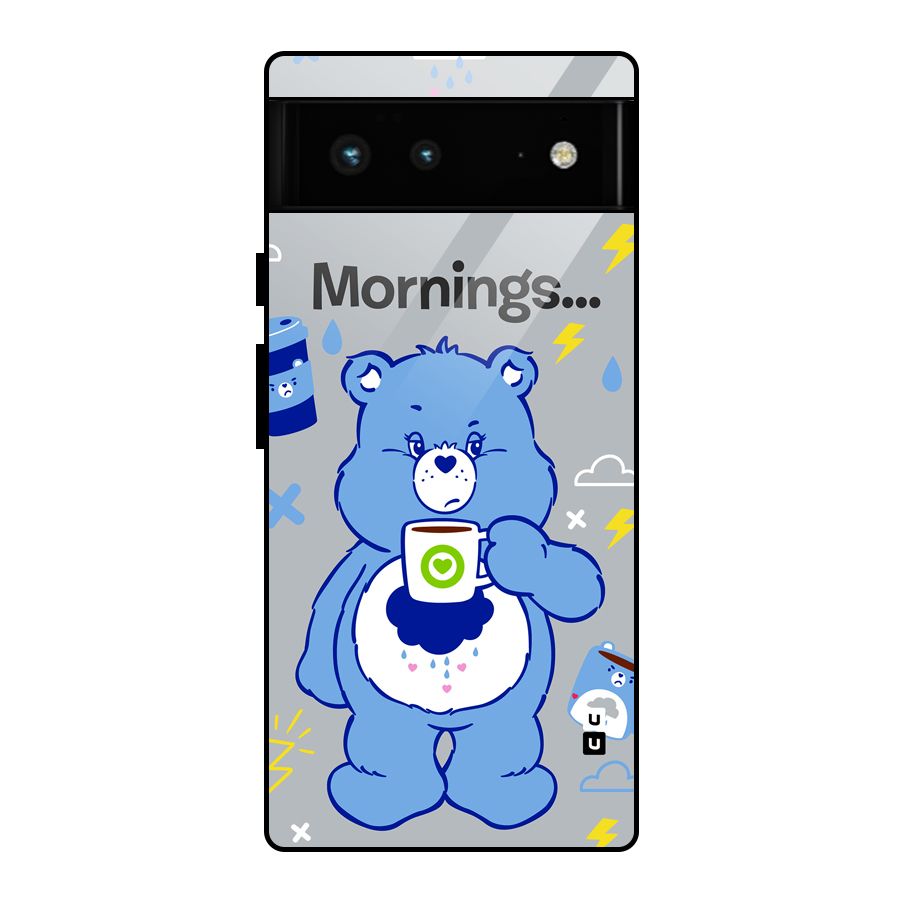 Morning Bear Glass Back Case for Google Pixel 6