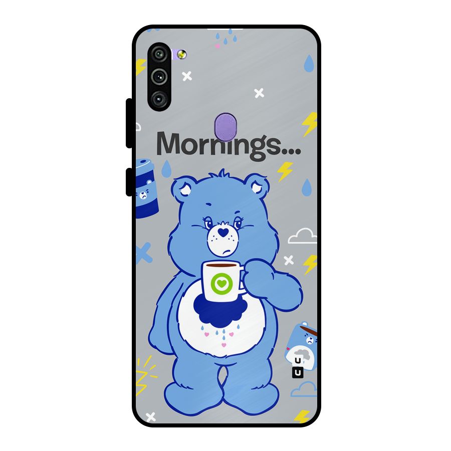 Morning Bear Metal Back Case for Galaxy M11