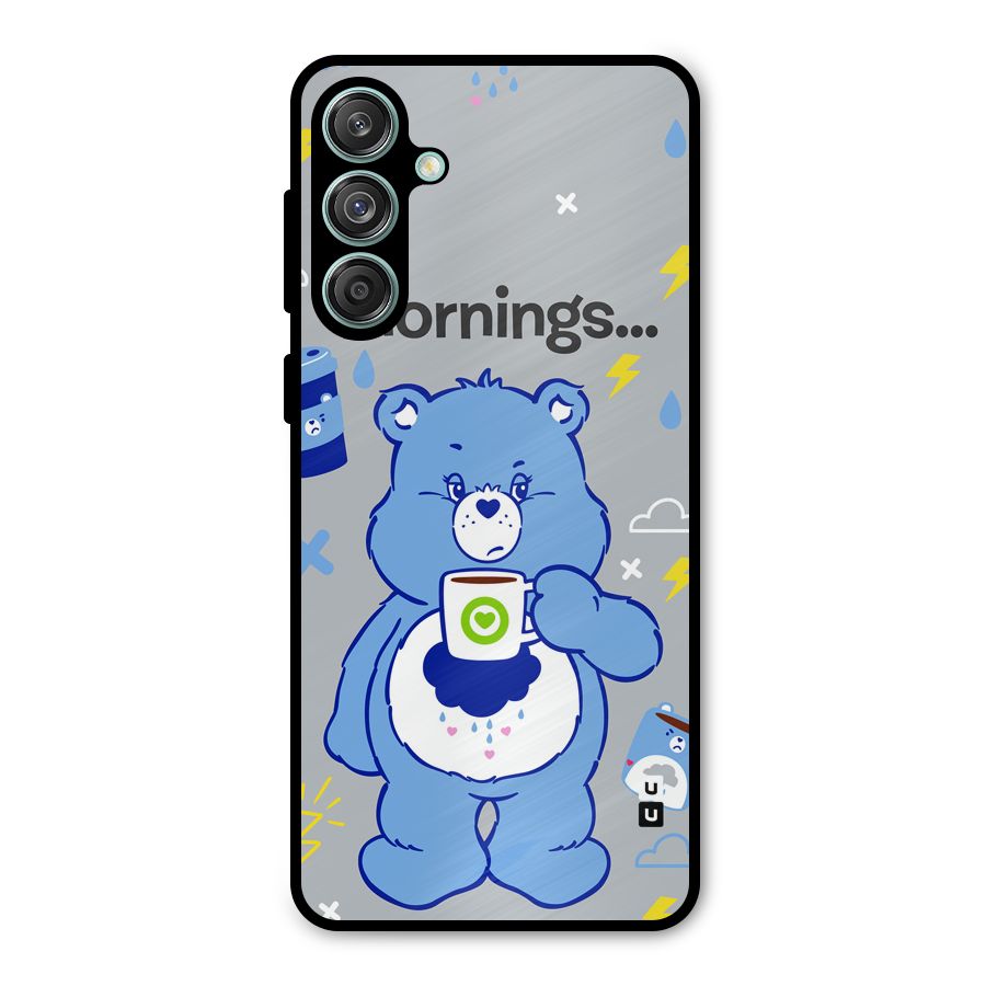 Morning Bear Metal Back Case for Galaxy M55 5G