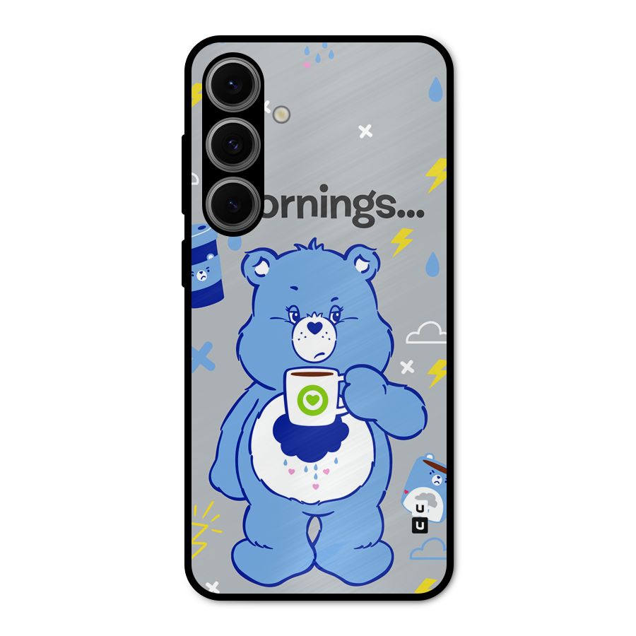 Morning Bear Metal Back Case for Galaxy S24 FE