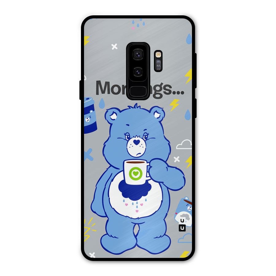 Morning Bear Metal Back Case for Galaxy S9 Plus