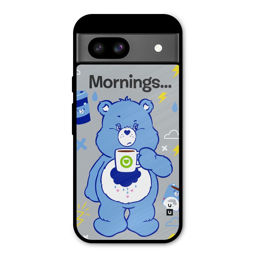Morning Bear Metal Back Case for Google Pixel 8a