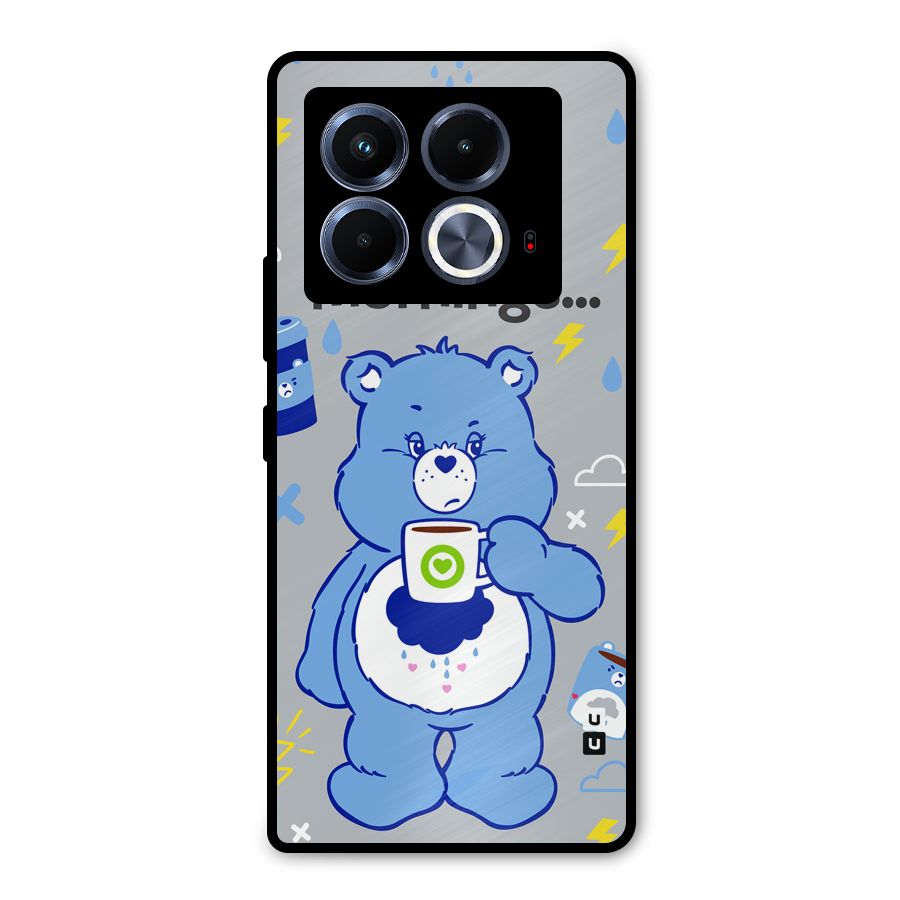 Morning Bear Metal Back Case for Infinix Note 40 5G