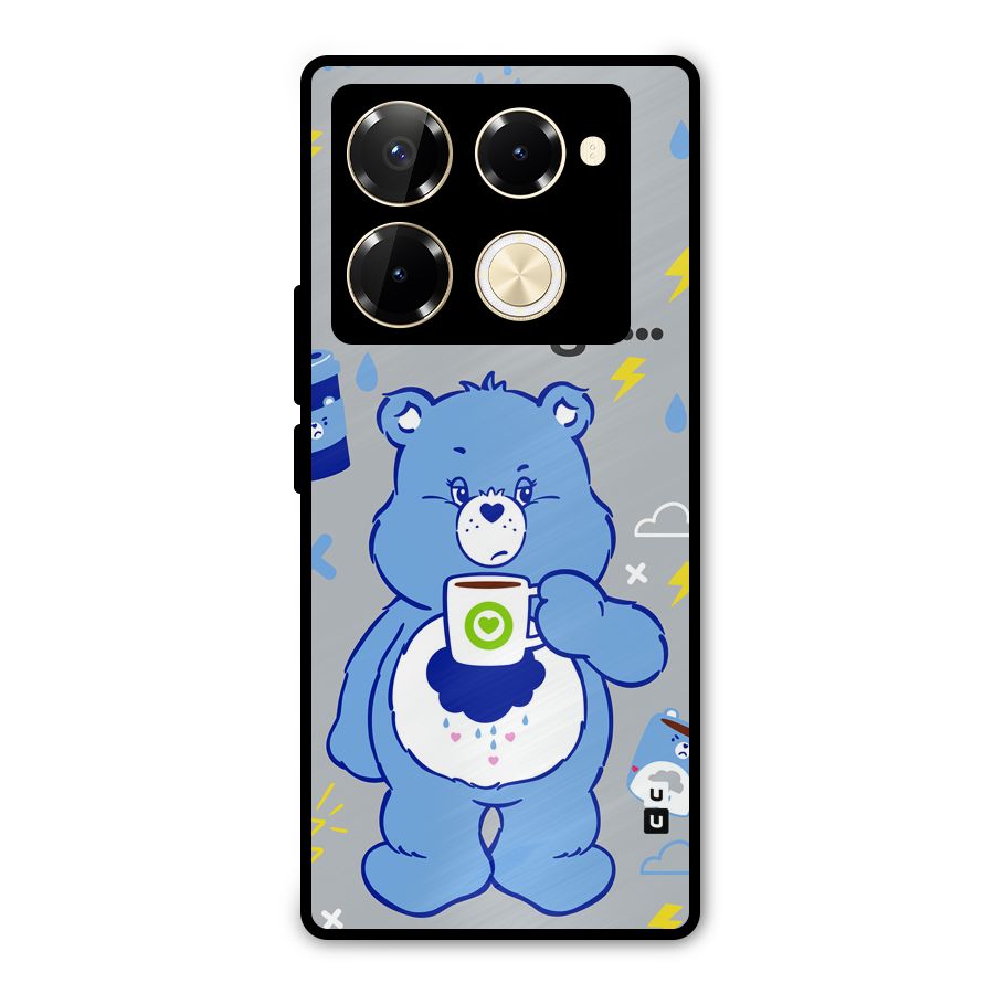 Morning Bear Metal Back Case for Infinix Note 40 Pro Plus