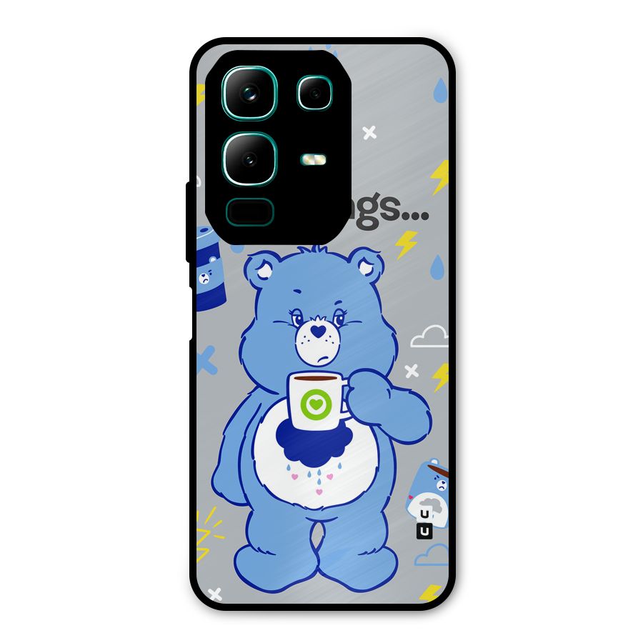 Morning Bear Metal Back Case for Infinix Note 50x
