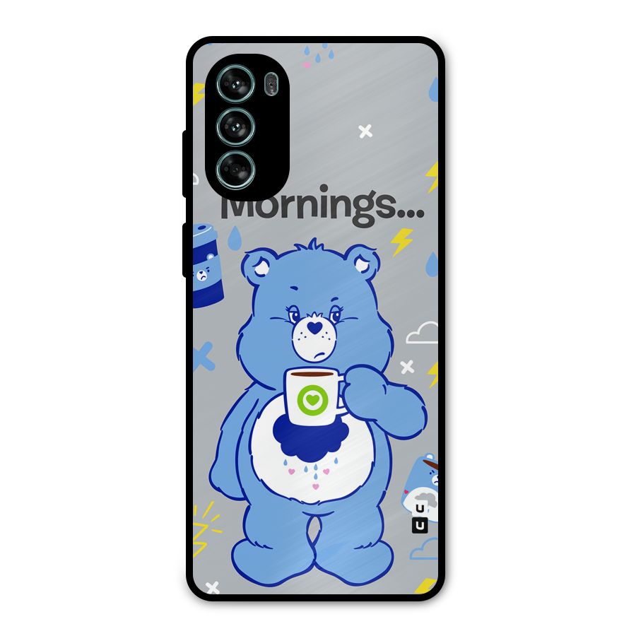 Morning Bear Metal Back Case for Moto G62
