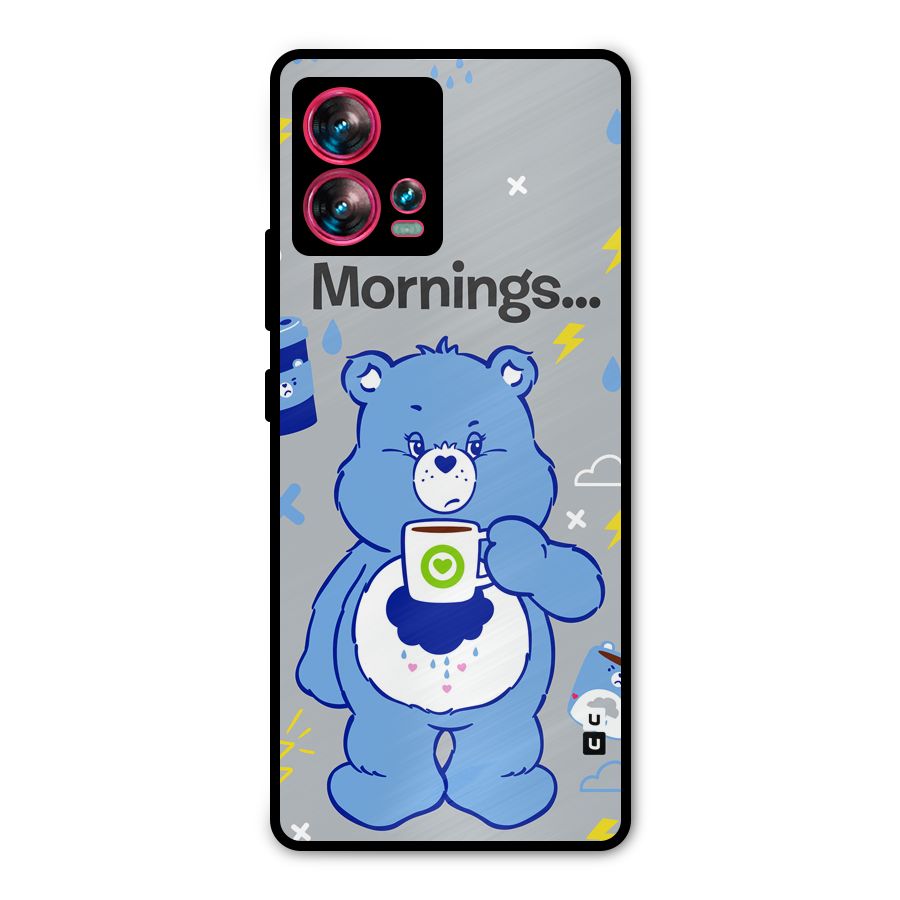 Morning Bear Metal Back Case for Motorola Edge 30 Fusion