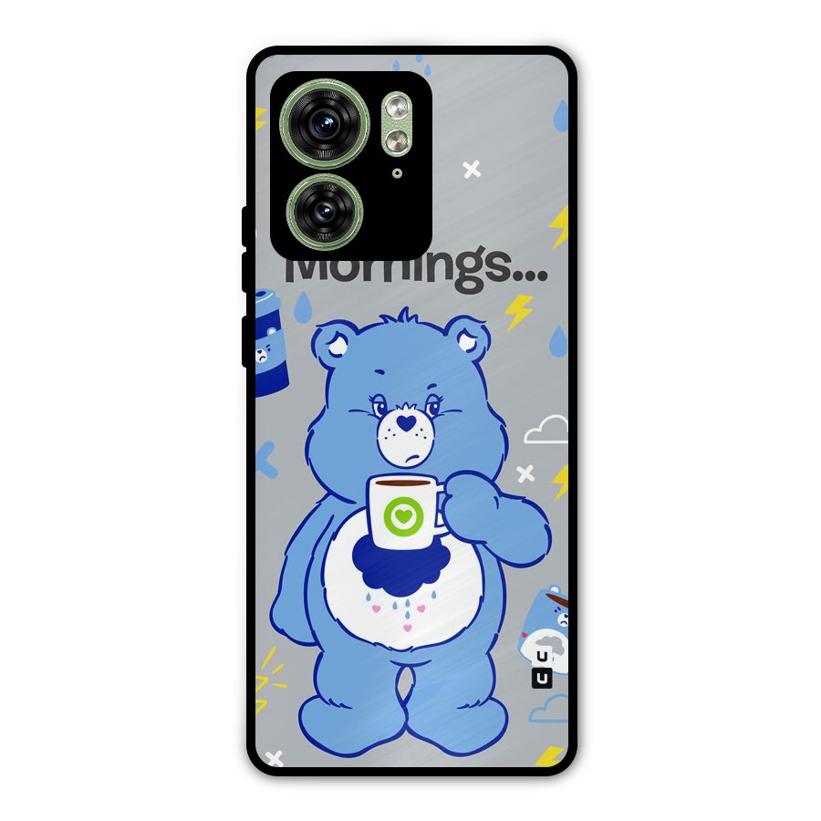 Morning Bear Metal Back Case for Motorola Edge 40 5G