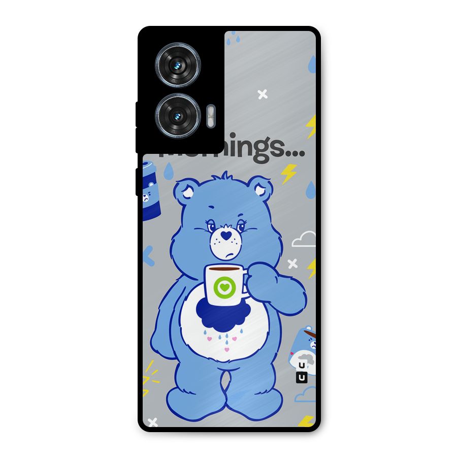 Morning Bear Metal Back Case for Motorola Edge 50 Fusion