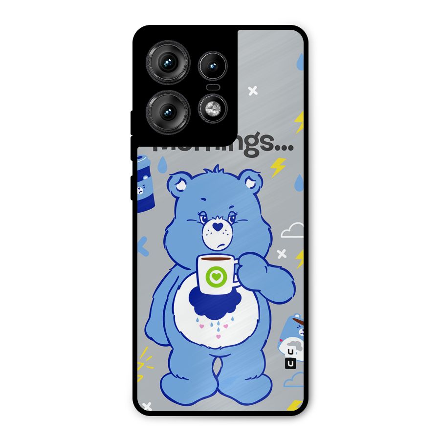 Morning Bear Metal Back Case for Motorola Edge 50 Pro