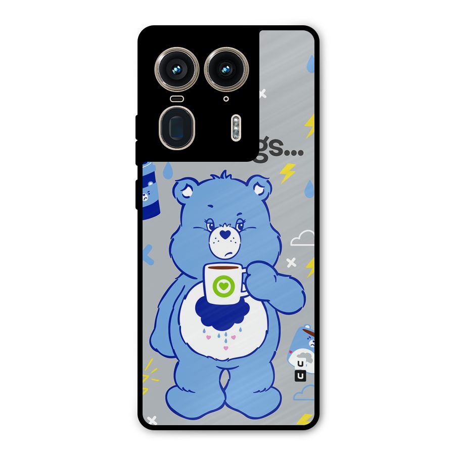 Morning Bear Metal Back Case for Motorola Edge 50 Ultra