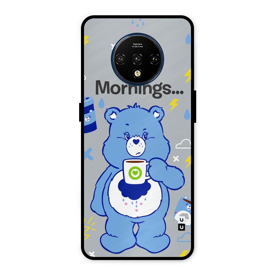 Morning Bear Metal Back Case for OnePlus 7T