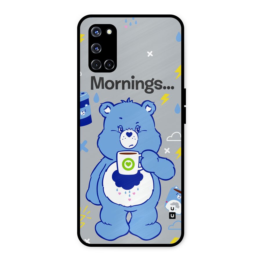 Morning Bear Metal Back Case for Oppo A52