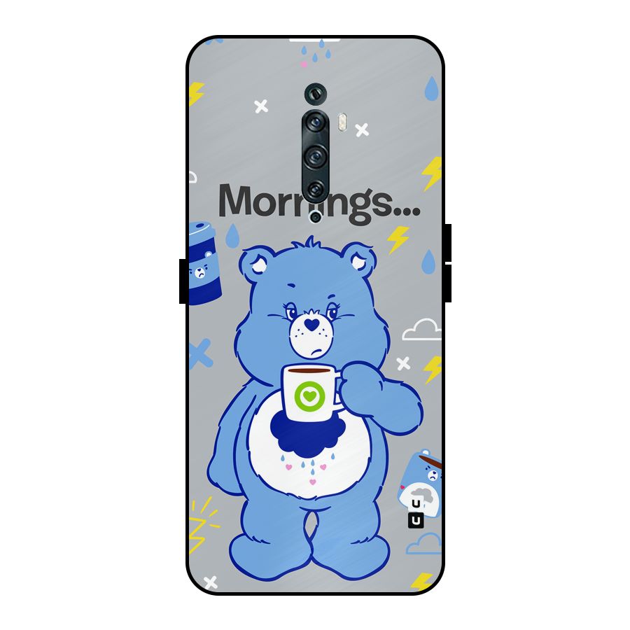 Morning Bear Metal Back Case for Oppo Reno2 F