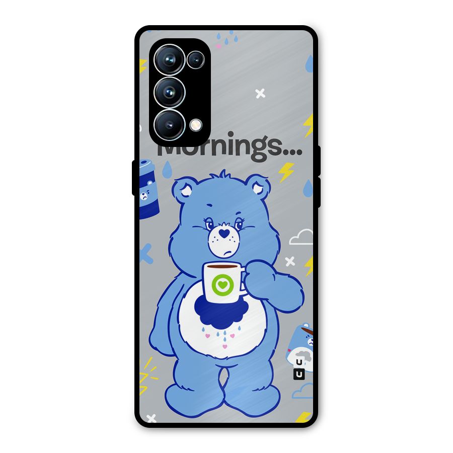 Morning Bear Metal Back Case for Oppo Reno5 Pro 5G