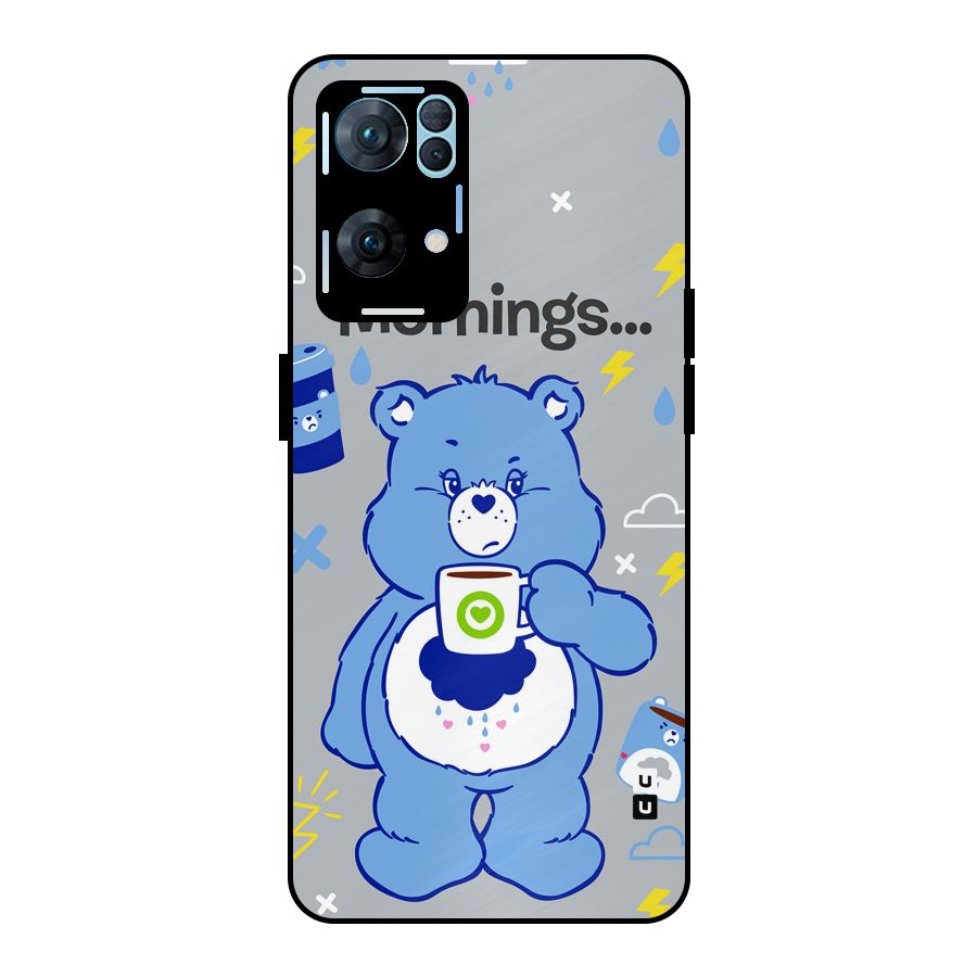 Morning Bear Metal Back Case for Oppo Reno7 Pro 5G