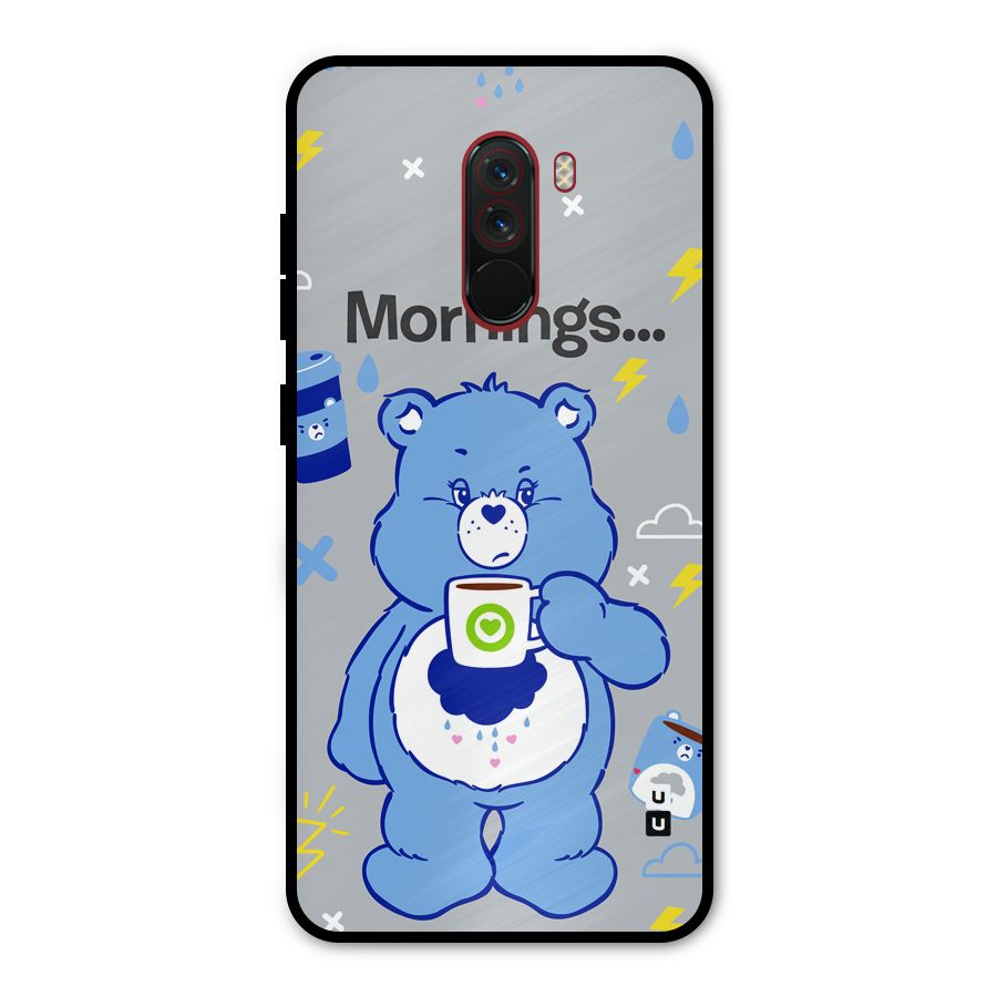 Morning Bear Metal Back Case for Poco F1