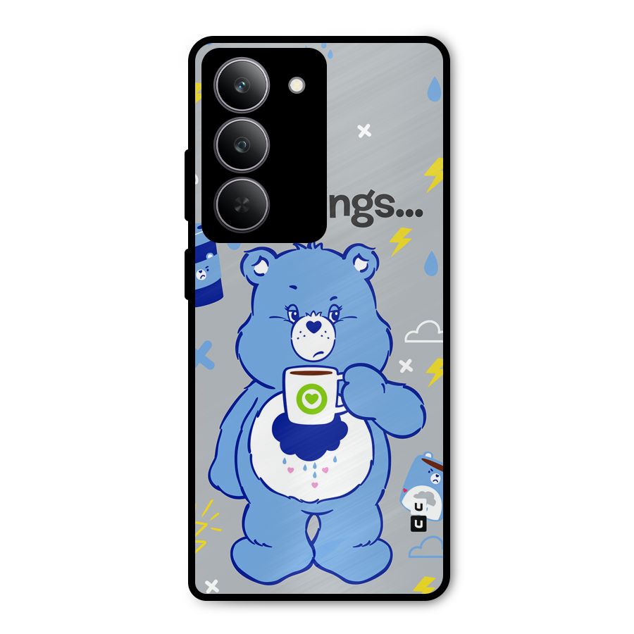 Morning Bear Metal Back Case for Realme 14x