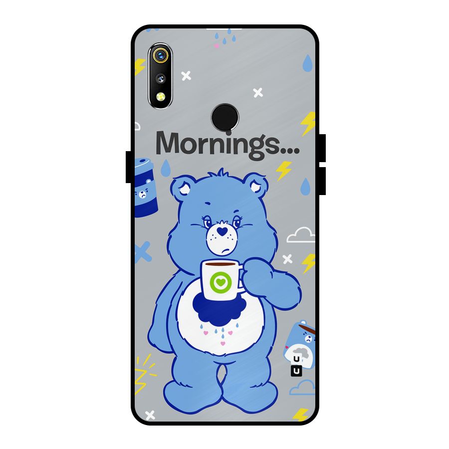 Morning Bear Metal Back Case for Realme 3i