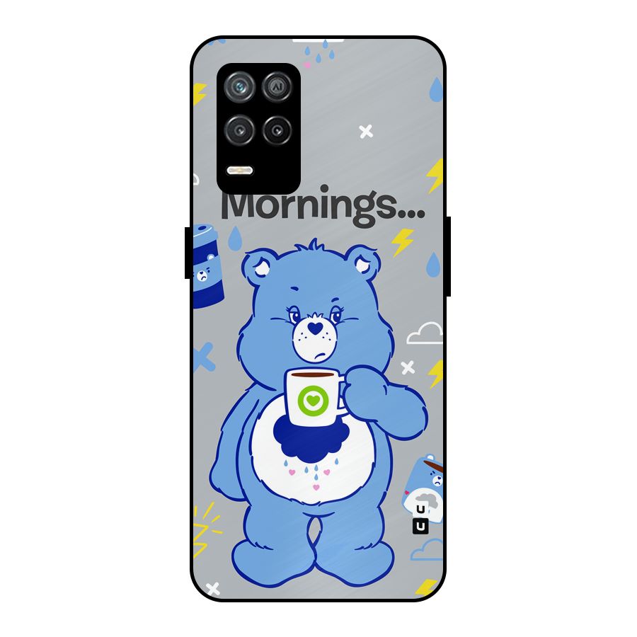 Morning Bear Metal Back Case for Realme 8s 5G