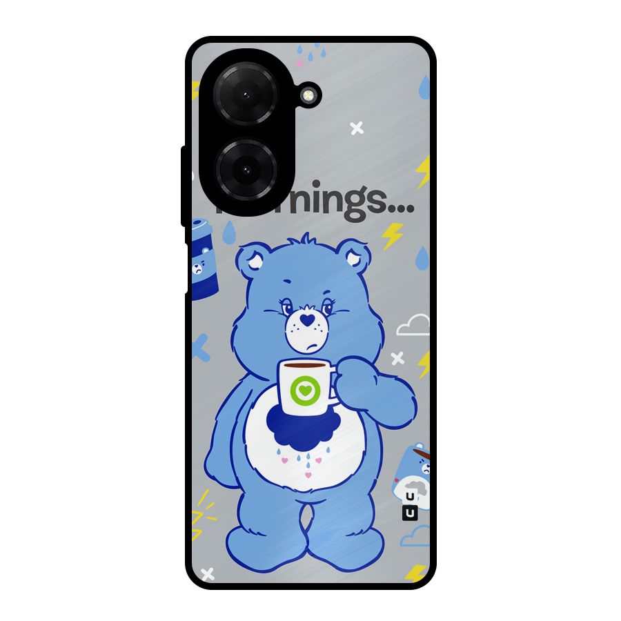 Morning Bear Metal Back Case for Redmi A5 4G