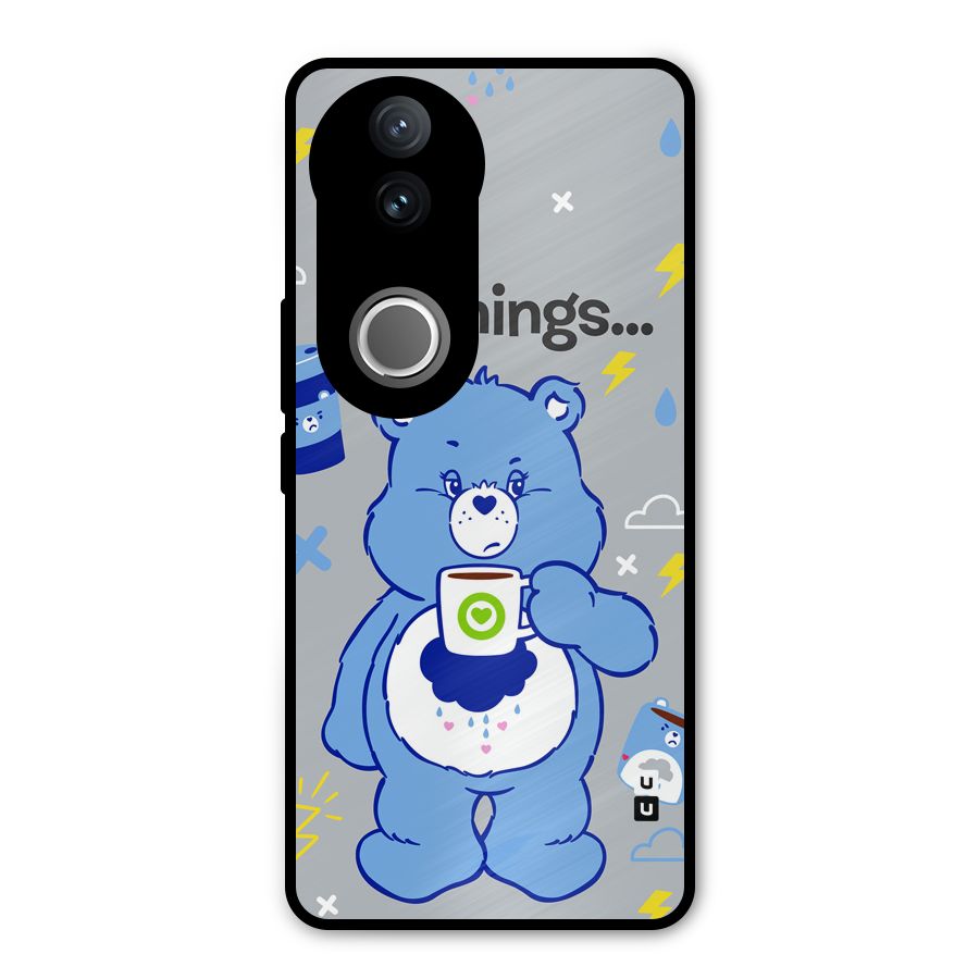 Morning Bear Metal Back Case for Vivo V50e