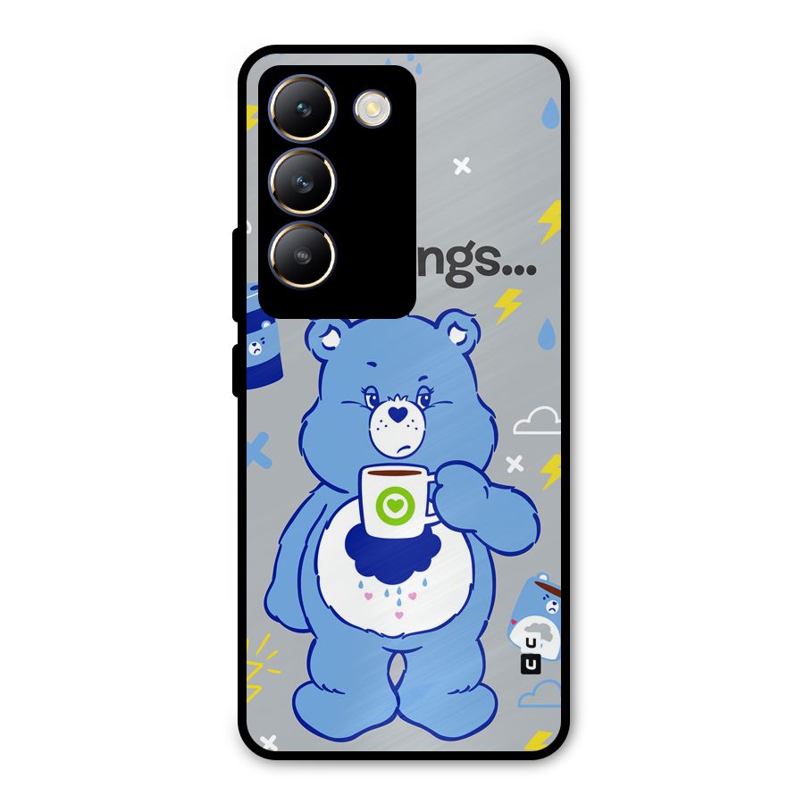 Morning Bear Metal Back Case for Vivo Y200e