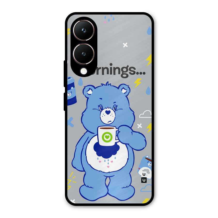 Morning Bear Metal Back Case for Vivo Y28