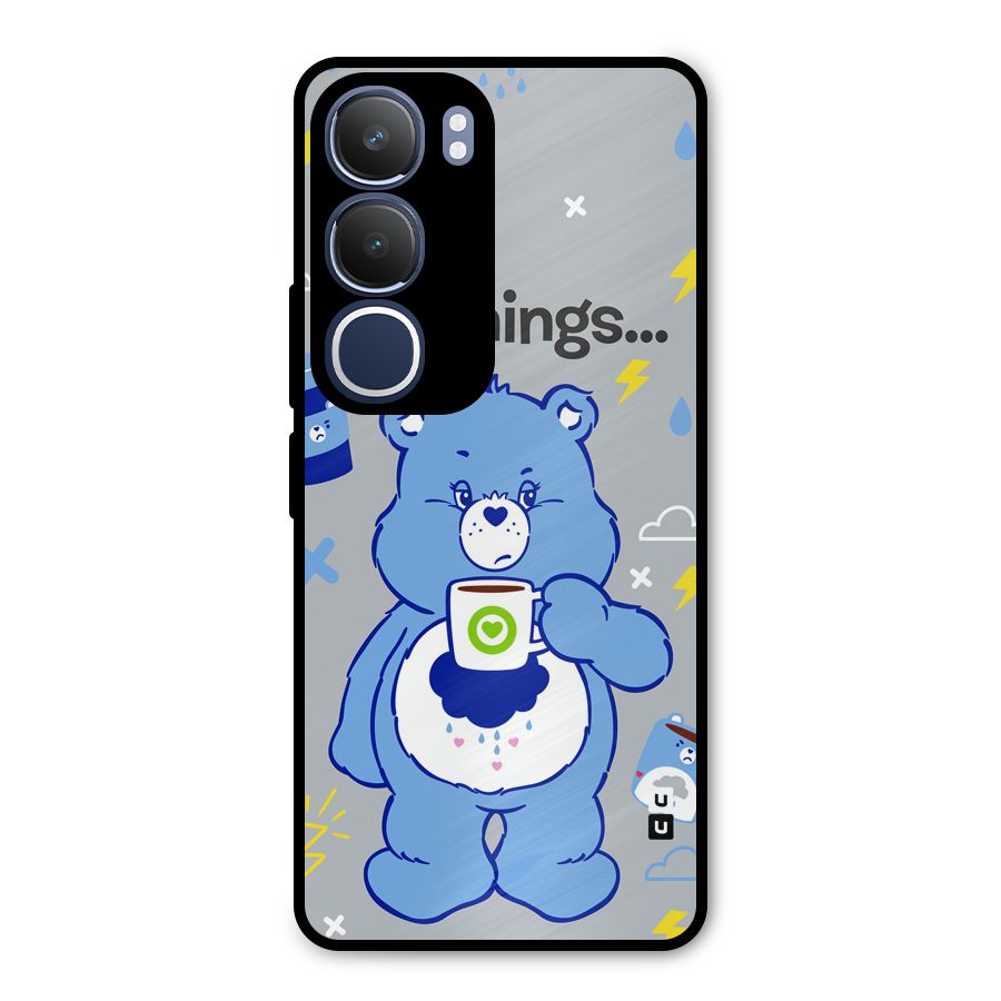 Morning Bear Metal Back Case for Vivo Y29