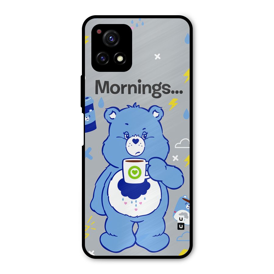 Morning Bear Metal Back Case for Vivo Y72 5G