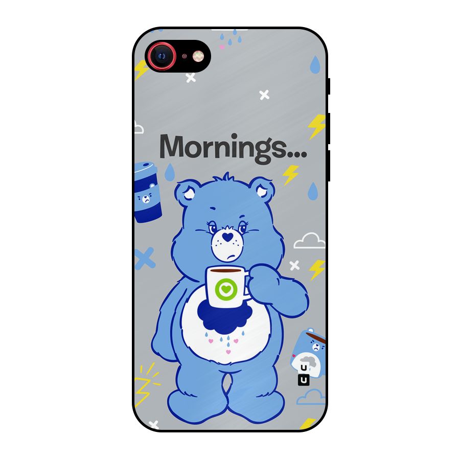 Morning Bear Metal Back Case for iPhone SE 2020