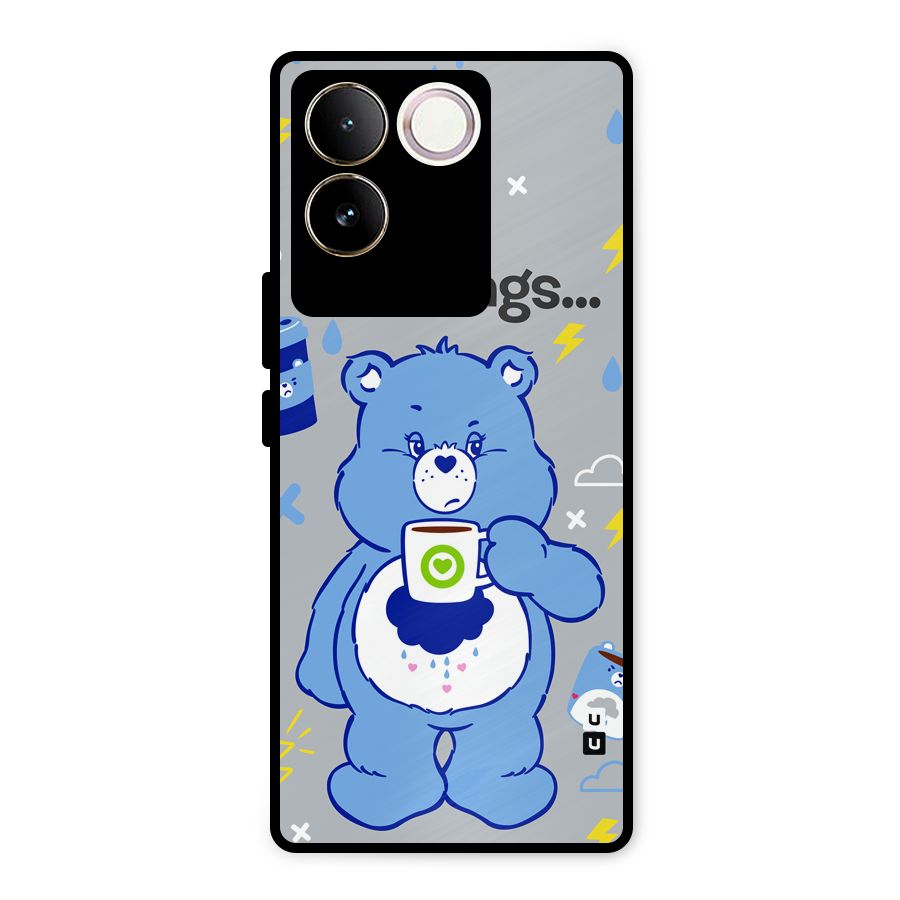 Morning Bear Metal Back Case for iQOO Z7 Pro