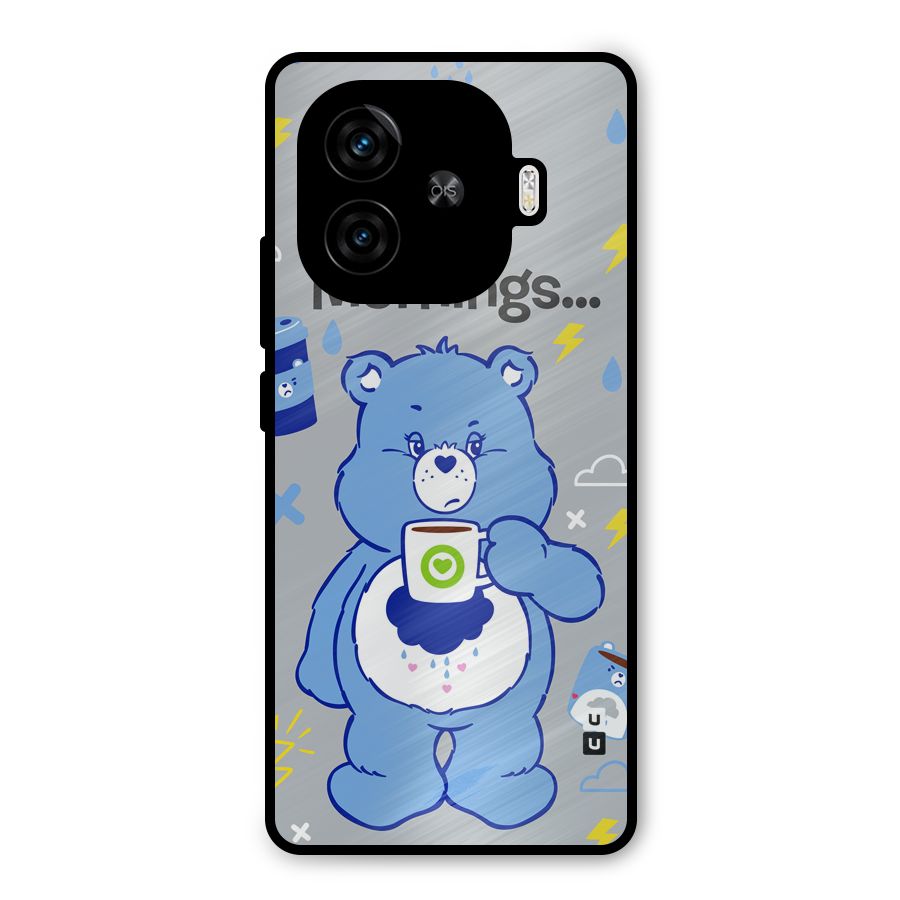 Morning Bear Metal Back Case for iQOO Z9 Turbo