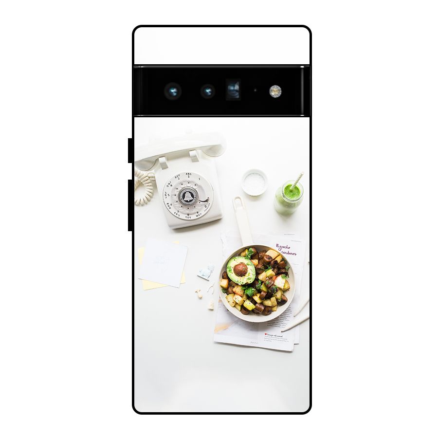 Morning Breakfast Glass Back Case for Google Pixel 6 Pro