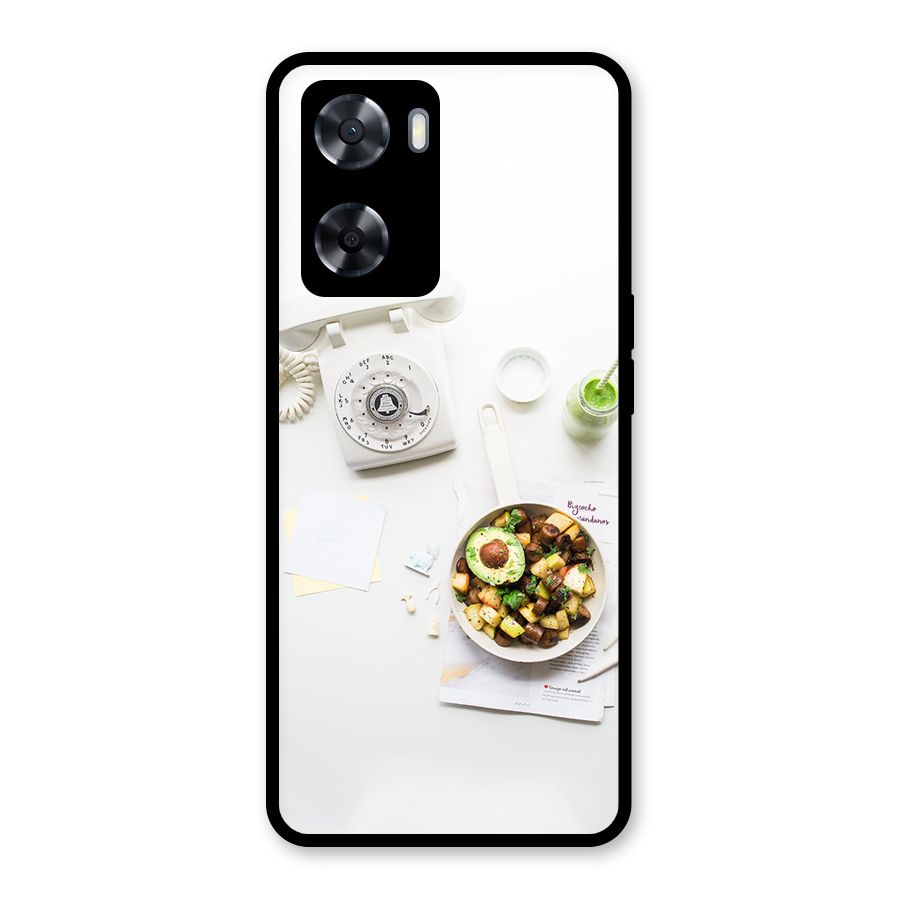 Morning Breakfast Glass Back Case for OnePlus Nord N20 SE