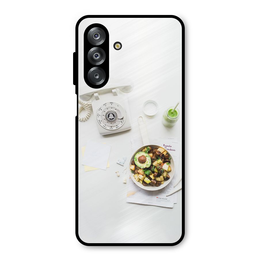 Morning Breakfast Metal Back Case for Galaxy A26