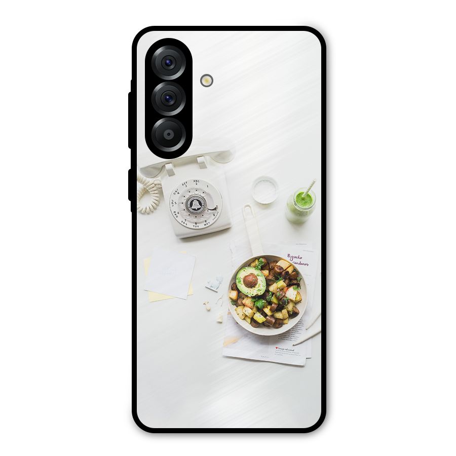 Morning Breakfast Metal Back Case for Galaxy A56