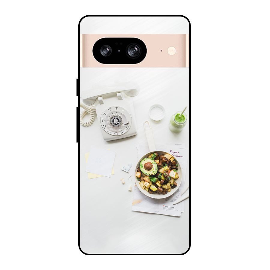 Morning Breakfast Metal Back Case for Google Pixel 8
