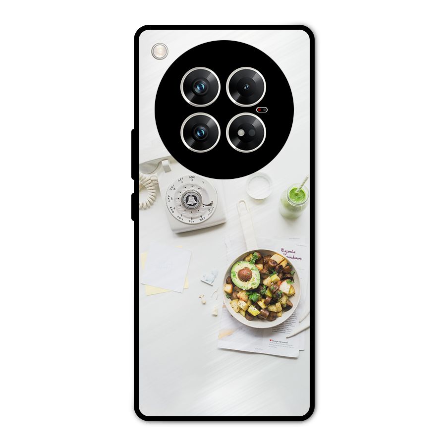 Morning Breakfast Metal Back Case for Infinix Zero 40 5G