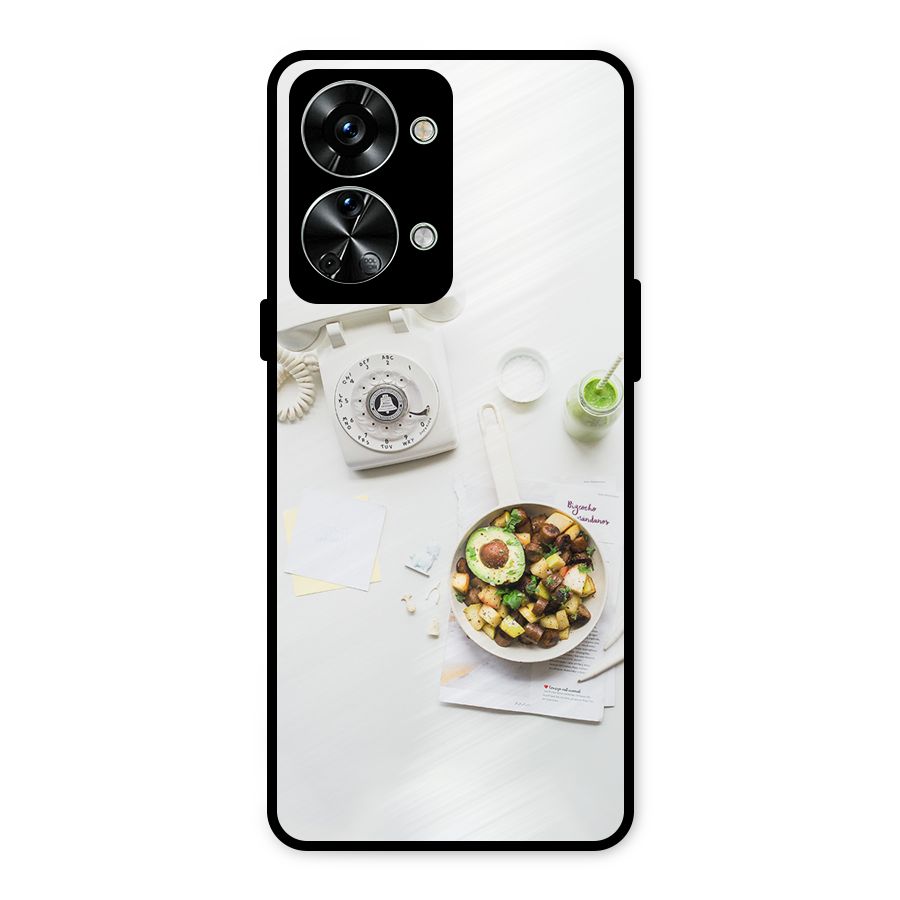 Morning Breakfast Metal Back Case for OnePlus Nord 2T