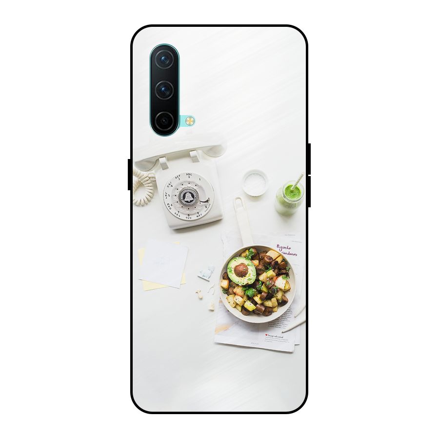 Morning Breakfast Metal Back Case for OnePlus Nord CE 5G