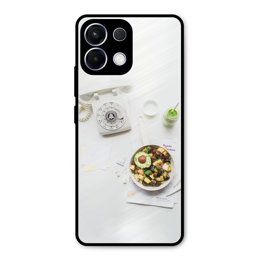 Morning Breakfast Metal Back Case for Oppo K13