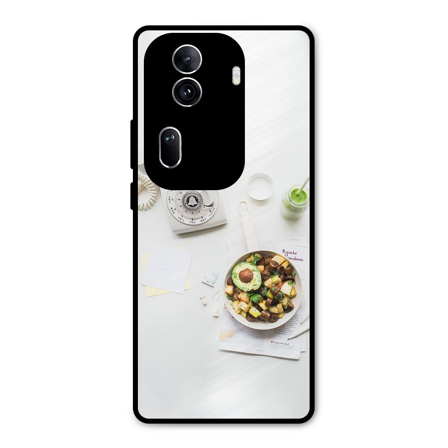 Morning Breakfast Metal Back Case for Oppo Reno11 Pro 5G