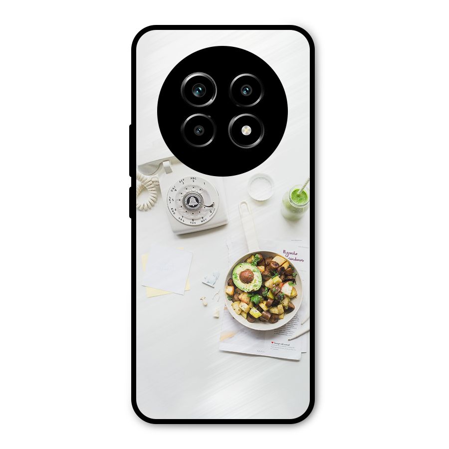 Morning Breakfast Metal Back Case for Realme 13 Pro